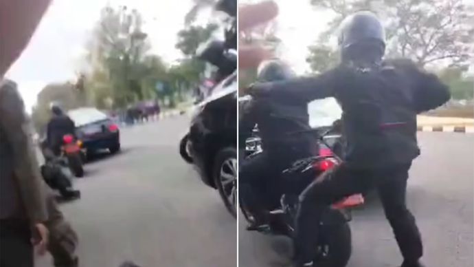 Viral Paspampres Hilang Keseimbangan dan Terjatuh saat Pengamanan Jokowi di Ciamis