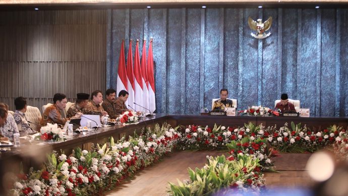 Jokowi Pimpin Rapat di IKN <b>(Istimewa)</b>