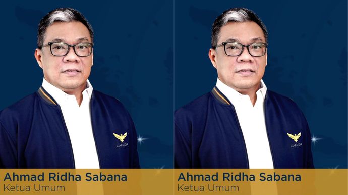 Ketua Umum (Ketum) Partai Garuda Ahmad Ridha Sabana <b>(Istimewa)</b>