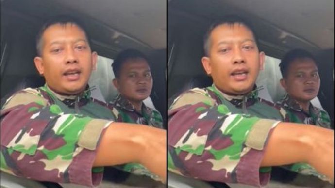 Truk TNI Tabrak Mobil Hingga Korban Minta Tanggung Jawab