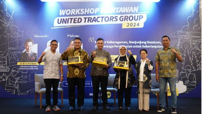 Sebarluaskan Keberagaman dan Perdamaian, Grup United Tractors Gelar Workshop Wartawan 2024 <b>(Istimewa)</b>