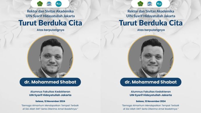 Dokter Lulusan Indonesia Mohammed Shabat Meninggal Dunia Usai Bertugas di Gaza