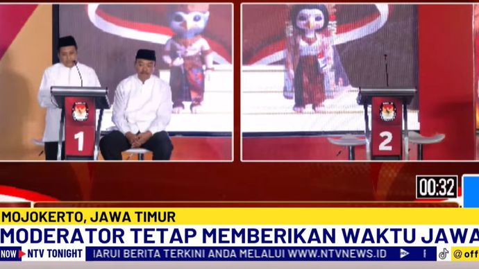 Debat Ketiga di Pilkada Kota Mojokerto, Paslon No 2 Tidak Hadir Gegara Tidak Boleh Bawa Catatan