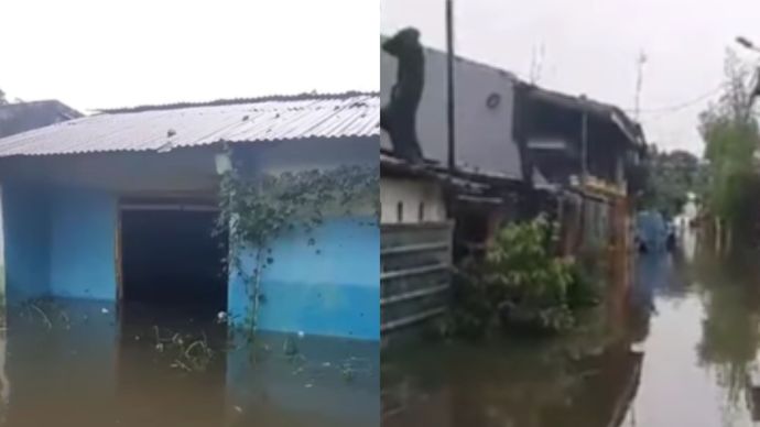 Banjir di Makassar Makin Parah, Tinggi Air Hampir Atap Rumah