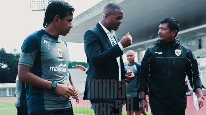 Patrick Kluivert dan Indra Sjafri