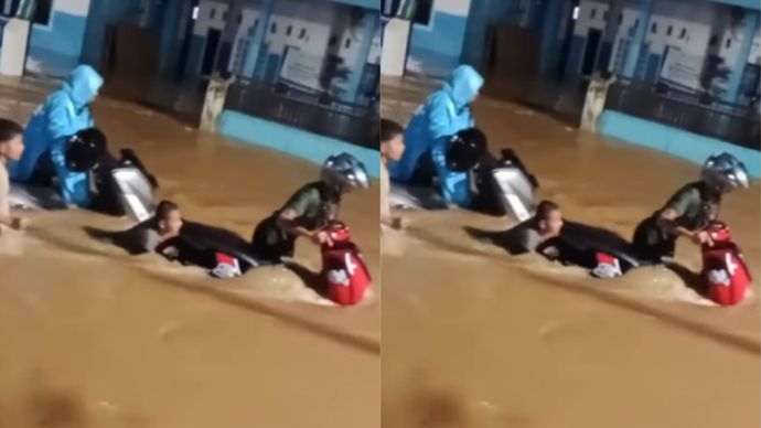 Banjir Melanda Maros Hingga Pinggang Orang Dewasa