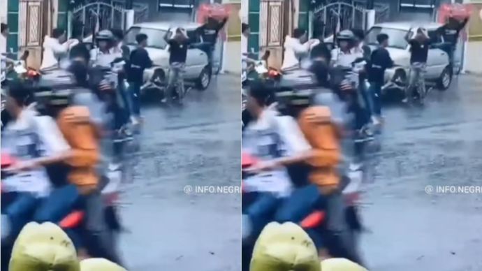 Tawuran Geng Pelajar Pecah di Bandar Lampung