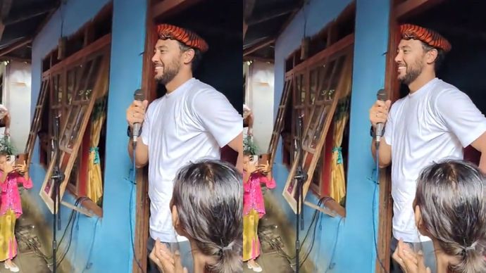 Momen Denny Landzaat Pulang Kampung ke Pulau Baru Maluku dan Langsung Disambut Warga