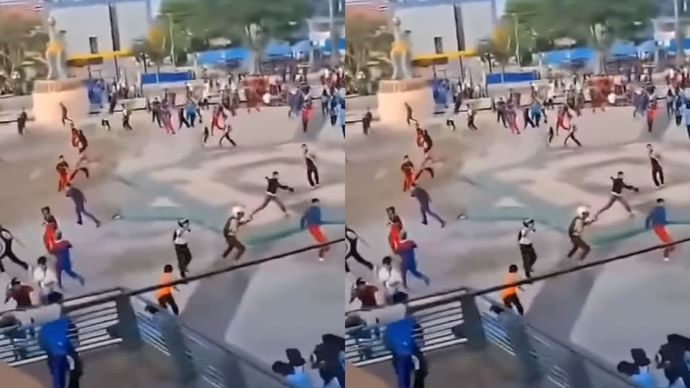 Viral Aksi Tawuran Antar Pelajar Pecah di Eks MTQ Kendari