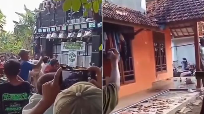 Karnaval Sound Horeg di Pati Sebabkan Genteng Rumah Warga Ambruk