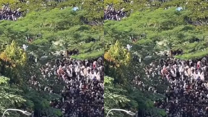 Viral! Lautan Pencari Kerja Padati Bekasi, Sejumlah Orang Pingsan