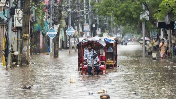 India Dilanda Banjir dan Longsor, 26 Dilaporkan Tewas