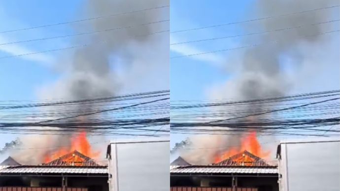 Kebakaran di Cibinong