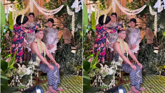 El Rumi Bagikan Momen Proses Siraman Al Ghazali