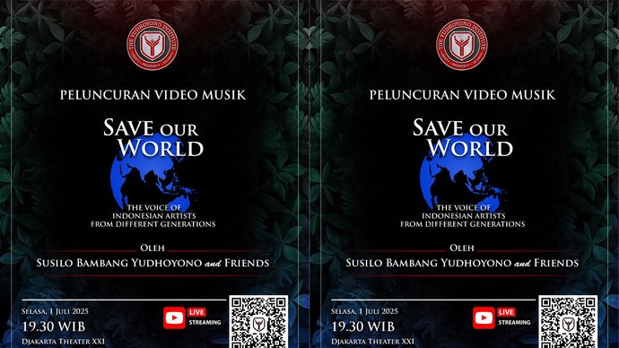 SBY Luncurkan Video Musik 'Save Our World' Terbaru, Kolaborasi Bersama Musisi Lintas Generasi