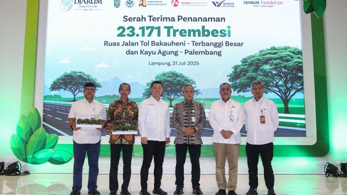 DTFL Redam Jejak Karbon Lewat 23 Ribu Trembesi di Trans Sumatra