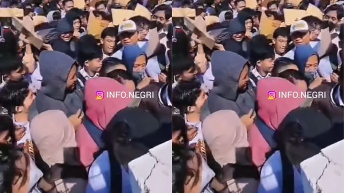 Viral Ribuan Pelamar Kerja Berdesak-desakan di Jawa Tengah