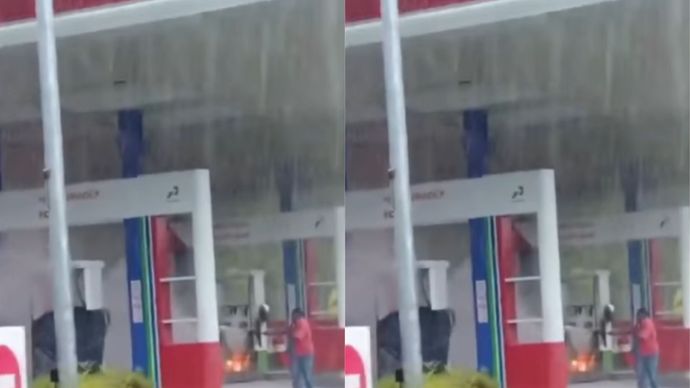 Viral SPBU di Manggarai NTT Diduga Tersambar Petir