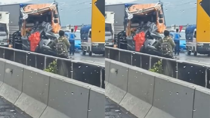 Tabrakan Beruntun di Tol Purbaleunyi, 9 Kendaraan Terlibat dan 1 Orang Tewas