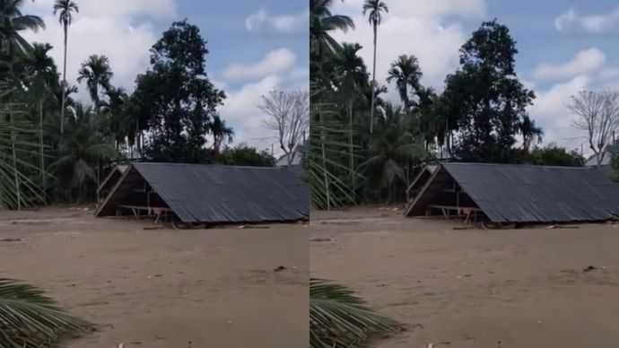 Banjir Bireuen Aceh Porak-Poranda, Rumah Warga Tertimbun Lumpur Hingga 4 Meter