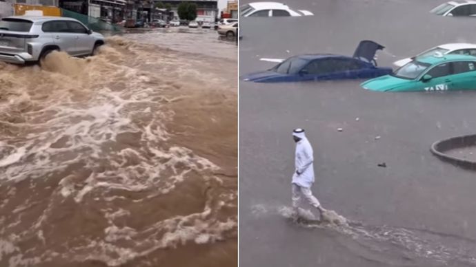Banjir Besar Landa Sejumlah Kota di Arab Saudi, Aktivitas Warga Lumpuh