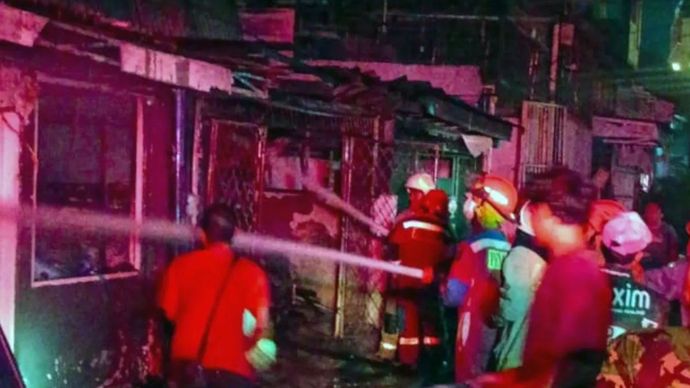 Gudang Aksesoris di Penjaringan Terbakar