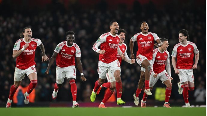 Arsenal Melangkah ke Semifinal Piala Liga Inggris Usai Singkirkan Crystal Palace