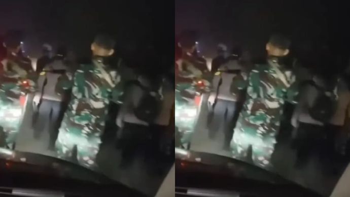 Waspadai Upaya-Upaya Provokatif, TNI Amankan Pendemo Bersenjata Api di Lhokseumawe