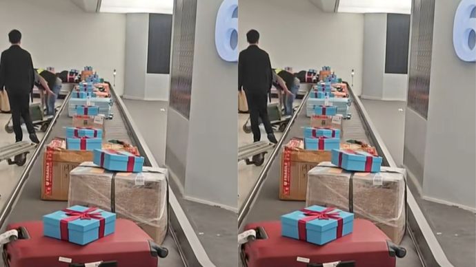 Viral Penumpang di Bandara Sultan Hasanuddin Makassar Dapat Kado Natal