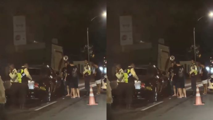 Viral Mobil Sigra Tabrak Rolls-Royce yang Terparkir di Surabaya