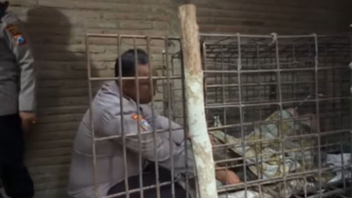 20 Tahun Terpasung di Kandang Besi, Lansia di Ponorogo Akhirnya Dievakuasi Polisi