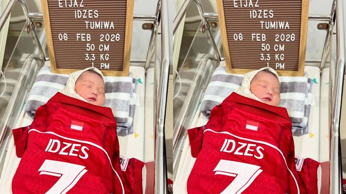 Bayi Diberi Nama Eijaz Idzes Tumiwa Bikin Jay Idzes&nbsp;Terharu