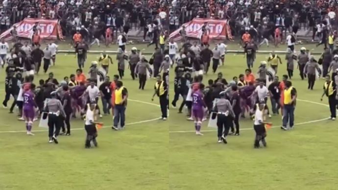 Ricuh Usai Laga PSIR Rembang vs Persak Kabumen