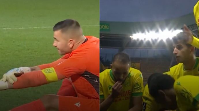 Beri Kesempatan Rekan Setim Buka Puasa, Kiper FC Nantes Pura-pura Cedera