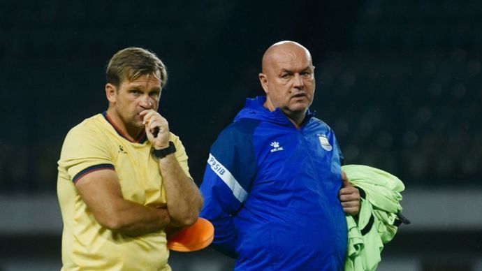 Igor Tolic (kiri) dan Bojan Hodak (kanan)