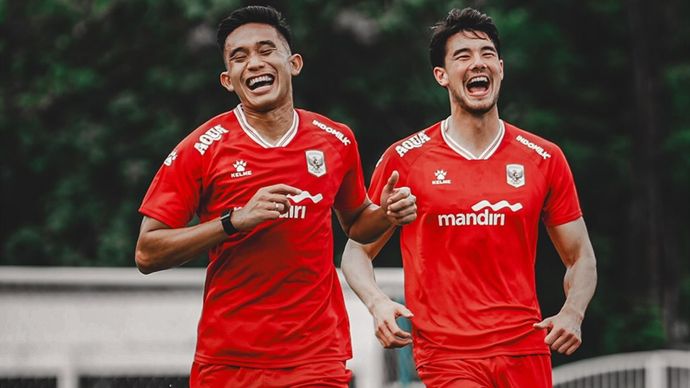 Rizky Ridho dan Elkan Baggott