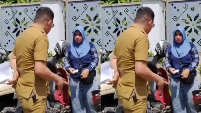 Viral Motor Ibu Ini Hilang Usai Bayar Pajak di di Samsat Palembang