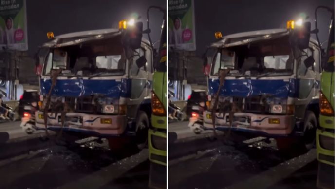 Kecelakaan Maut di Flyover Cipendawa Bekasi, Pemotor Tewas Usai Terjepit Truk