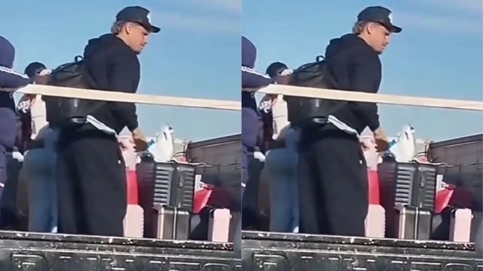 Bintang Uruguay Maxi Araujo Jadi Sorotan Usai Pulang di Jemput Mobil Sayur