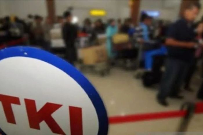 Ilustrasi TKI atau PMI. 