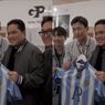 Momen Canggung Erick Thohir Ketemu Jeje