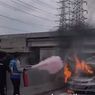 Kronologi Mobil Honda Brio Terbakar di Tol JORR Jatiasih, 3 Penumpang Selamat