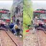 Viral 2 Kereta Api Alami Kecelakaan Adu Banteng, 1 Tewas dan 40 Luka-luka