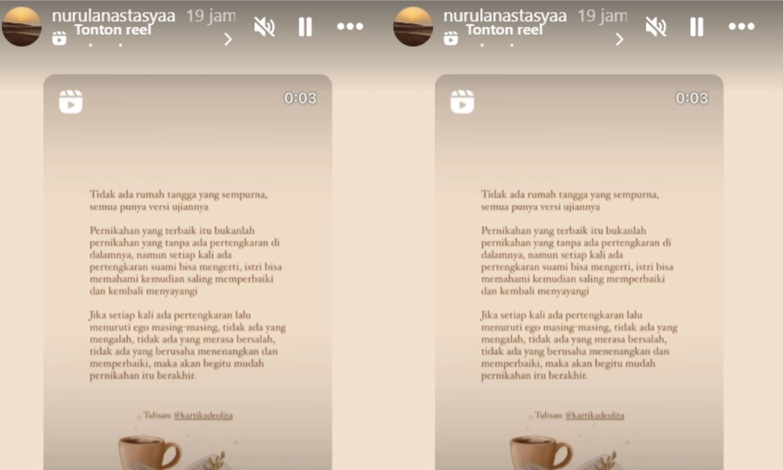 Ungghan Istagram Ibunda dari Azizah Salsha <b>(IG: Nurul Anastasya)</b>