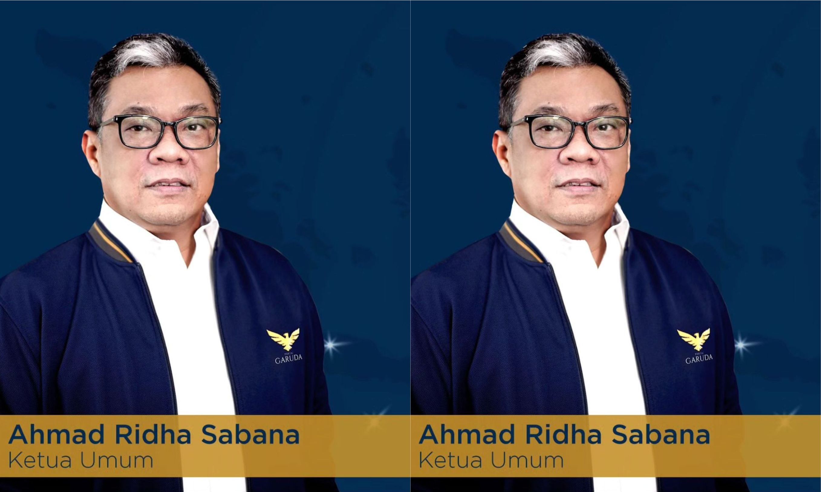 Ketua Umum (Ketum) Partai Garuda Ahmad Ridha Sabana <b>(Istimewa)</b>