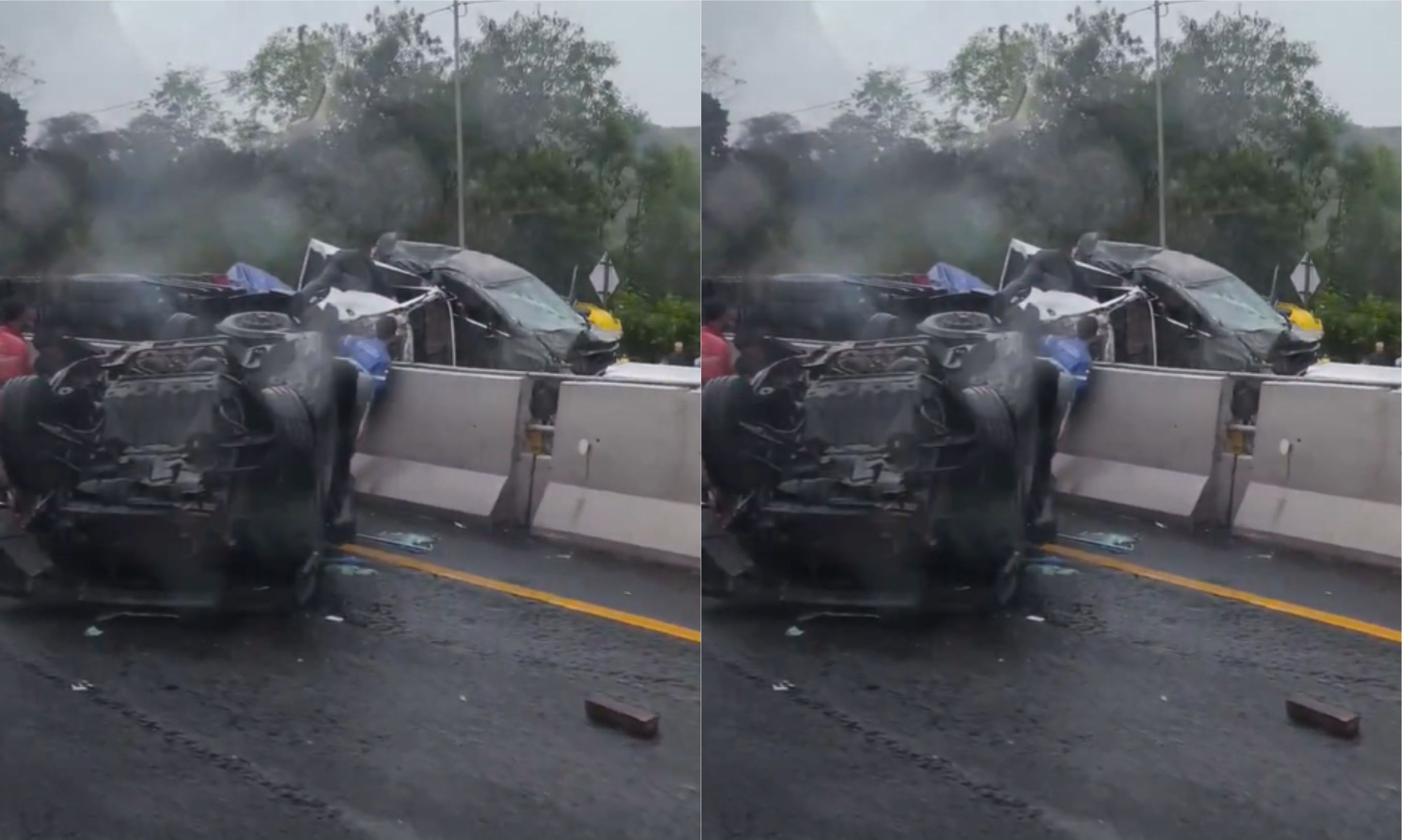 Kecelakaan di Tol Cipularang <b>(Twitter)</b>