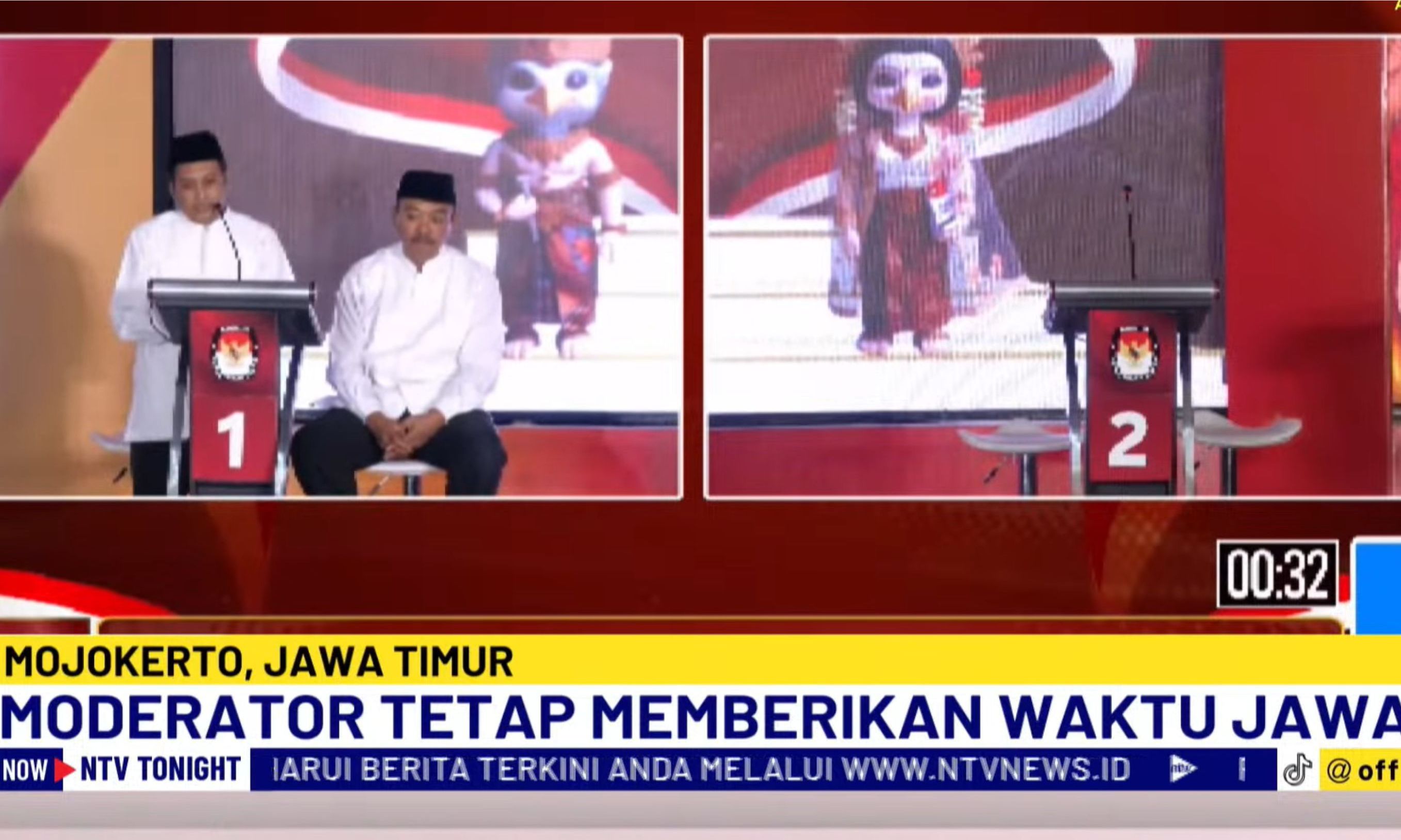 Debat Ketiga di Pilkada Kota Mojokerto, Paslon No 2 Tidak Hadir Gegara Tidak Boleh Bawa Catatan <b>(KPU)</b>