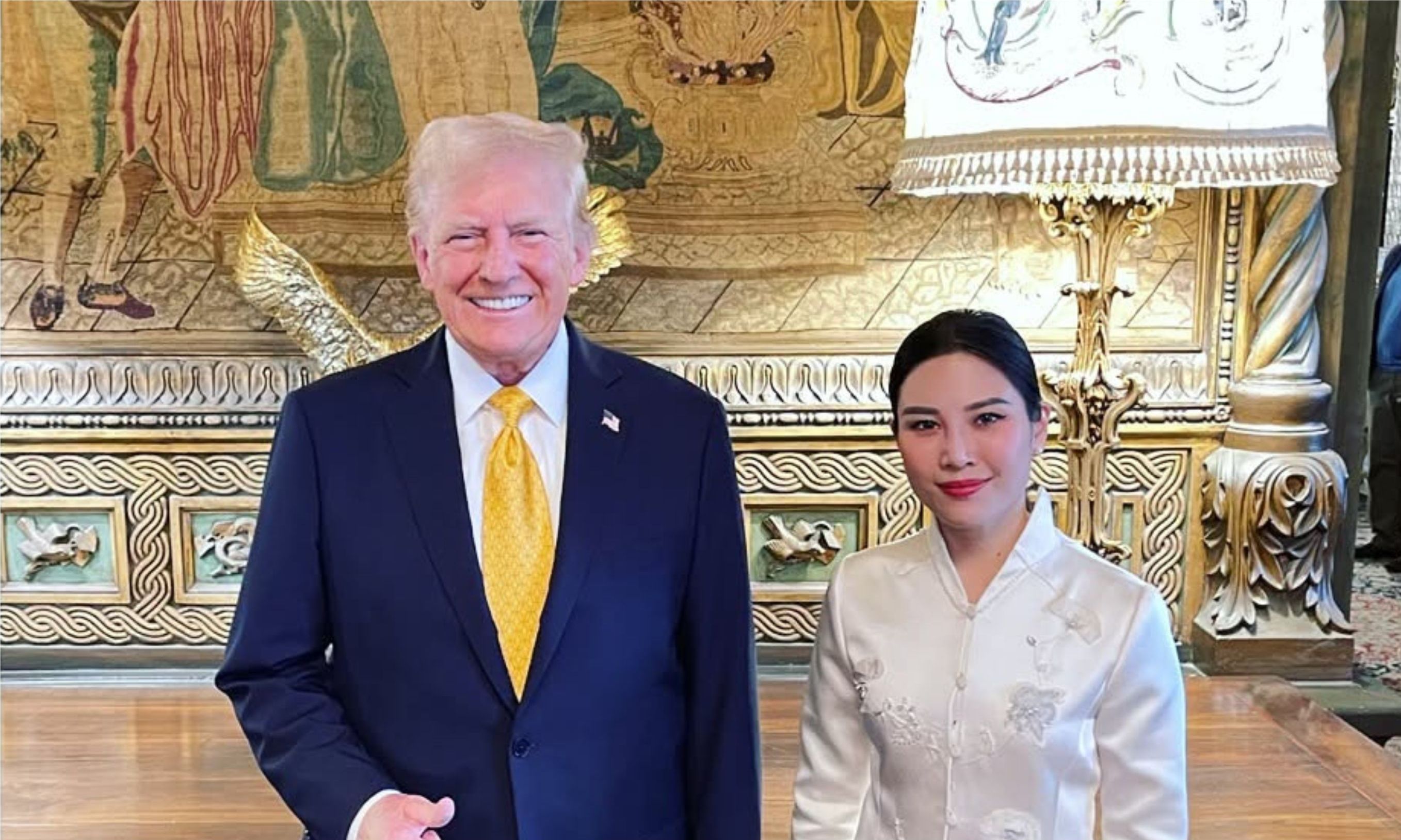 Angela Tanoesoedibjo dan Donald Trump <b>(IG: Angela Tanoesoedibjo)</b>