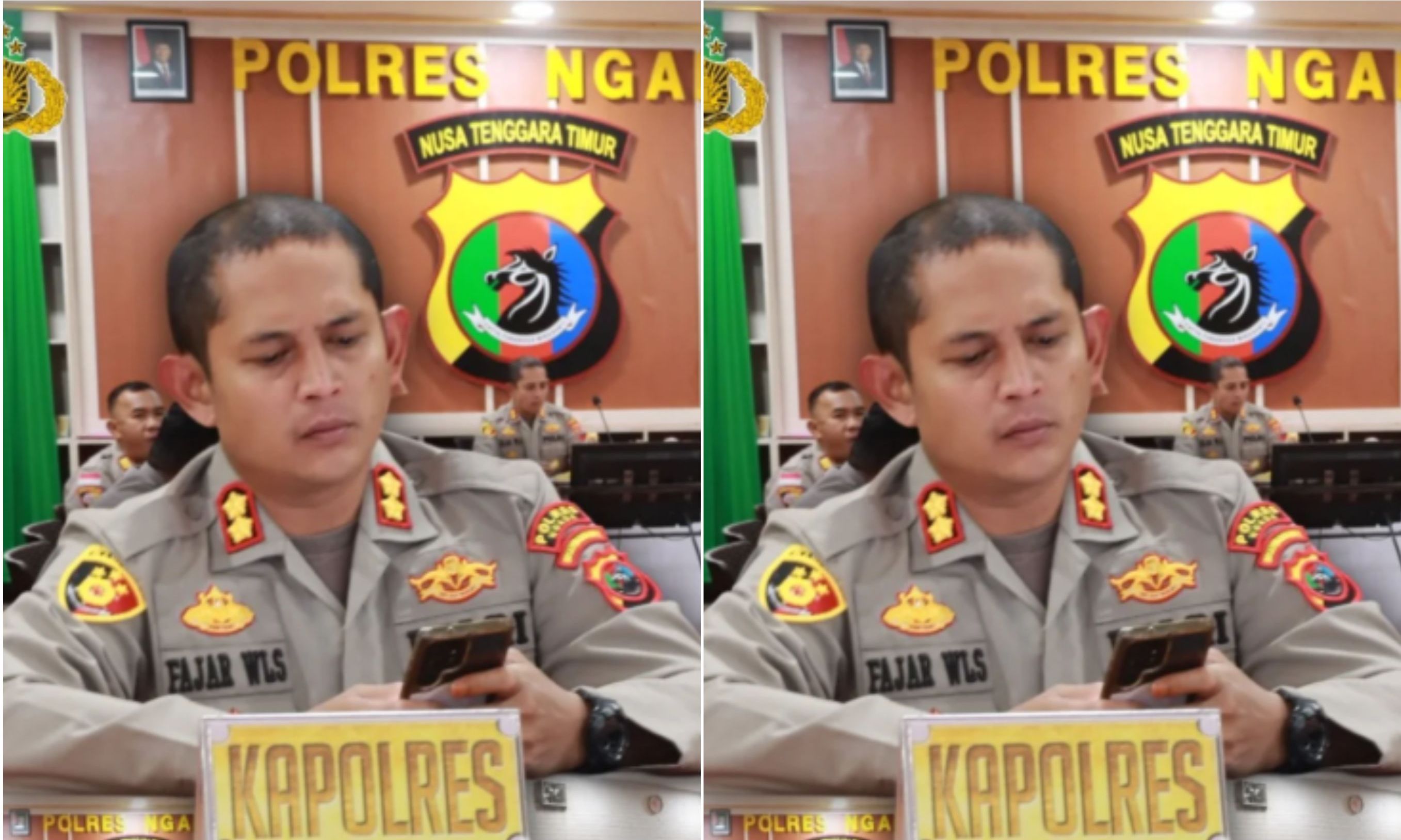 Kapolres Ngada, Fajar Widyadharma Lukman, <b>(IG)</b>