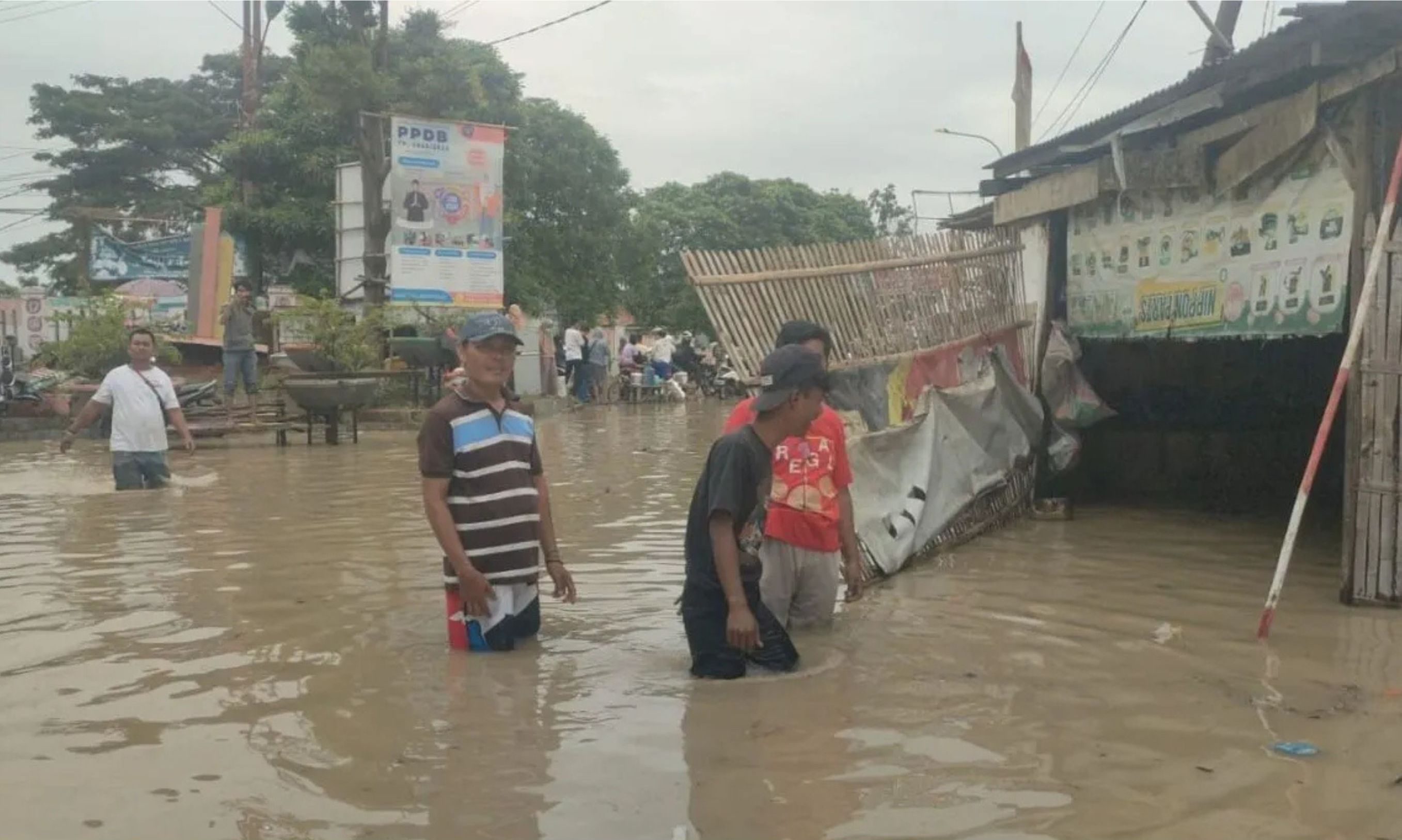 Banjir di Bekasi <b>(ANTARA)</b>